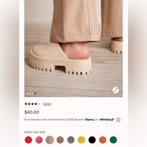 Jeffrey Campbell Bae Platform Mules, Size 7